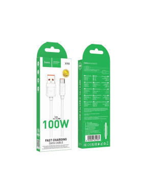 Hoco X115 Surpass USB 3.2 Cable USB-C male - USB-A 100W Λευκό 1m GER-HC-X115TC-WH