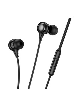 Hoco M116 Benevolent In-ear Handsfree Ακουστικά με Βύσμα USB-C Μαύρο
