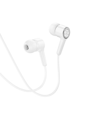 Hoco M104 In-ear Handsfree Ακουστικά με Βύσμα 3.5mm Λευκό