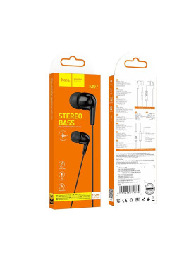 Hoco M97 In-ear Handsfree με Βύσμα 3.5mm Μαύρο