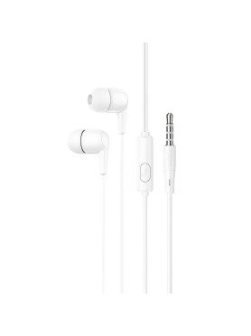 Hoco M97 In-ear Handsfree με Βύσμα 3.5mm Λευκό