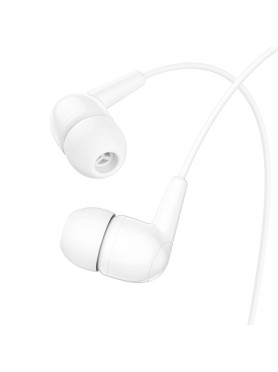 Hoco M97 In-ear Handsfree με Βύσμα 3.5mm Λευκό