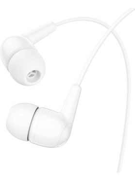 Hoco M97 In-ear Handsfree με Βύσμα 3.5mm Λευκό