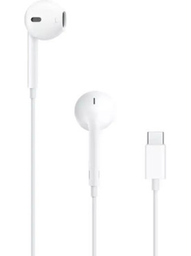 Hoco M101 Max Earbuds Handsfree Ακουστικά με Βύσμα USB-C Λευκό