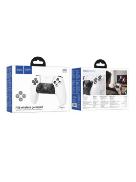 Hoco GA32 Dragon Ασύρματο Gamepad για PS5 Λευκό