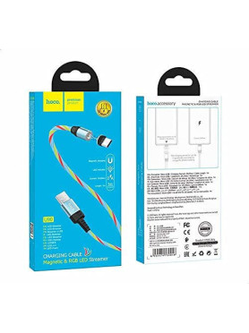 Hoco U90 Regular USB 2.0 to micro USB Cable Μπλε (549070) 1τμχ