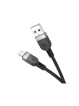 Hoco Regular USB 2.0 to micro USB Cable Μαύρο 1m 1τμχ