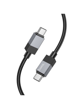 Hoco X110 Honorific USB 2.0 Cable USB-C male - USB-C 60W Μαύρο 1m