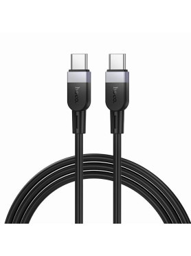 Hoco X109 Energy USB 3.2 Cable USB-C male - USB-C 60W Μαύρο 1m GER-HC-X109TC1M-BK