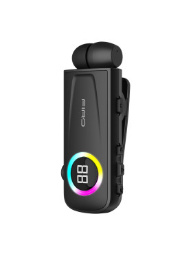 Firo H17 In-ear Bluetooth Handsfree Ακουστικό Πέτου με Αντοχή στον Ιδρώτα Μαύρο