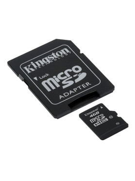 Kingston Canvas Select microSDHC 4GB Class 10 UHS-I με αντάπτορα