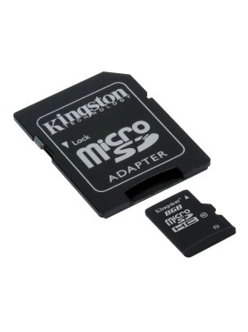 Kingston microSDHC 8GB Class 10 High Speed με αντάπτορα