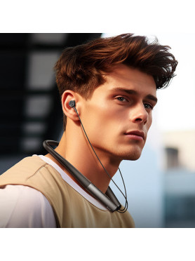 Hoco ES71 In-ear Bluetooth Handsfree Ακουστικά Μαύρα