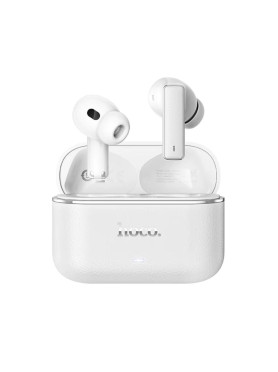 Hoco EQ35 In-ear Bluetooth Handsfree Ακουστικά με Θήκη Φόρτισης Λευκά