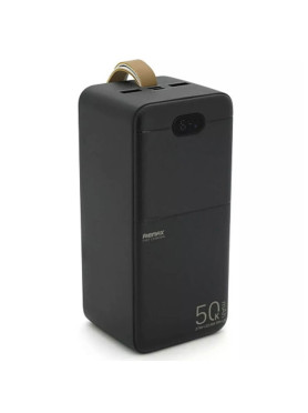 Remax RPP-117 Power Bank 50000mAh 27W με 2 Θύρες USB-A και Θύρα USB-C Power Delivery Μαύρο