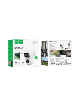 Hoco IP Κάμερα Παρακολούθησης Wi-Fi Full HD 1080p Αδιάβροχη