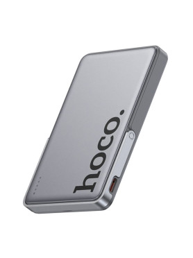 Hoco Q36 MagSafe Power Bank 5000mAh 20W με Θύρα USB-C Power Delivery / Quick Charge 3.0 Γκρι