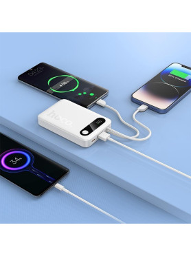 Hoco J171 Power Bank 10000mAh 22.5W με Θύρα USB-A και Θύρα USB-C Power Delivery Λευκό