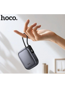 Hoco Q49 Power Bank 10000mAh με Θύρα USB-C Γκρι