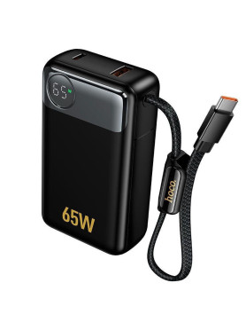 Hoco Q53 Power Bank 12000mAh 65W Power Delivery Μαύρο