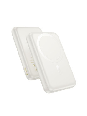 Hoco J141 MagSafe Power Bank 10000mAh 20W με Θύρα USB-C Power Delivery Λευκό
