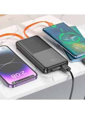 Hoco J119 Power Bank 10000mAh 22.5W με Θύρα USB-A Power Delivery Μαύρο