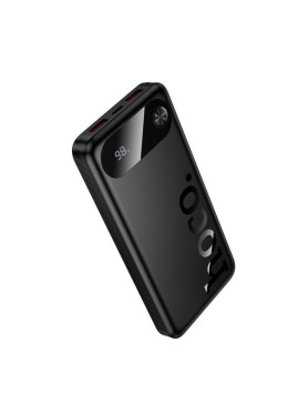 Hoco J154 Power Bank 10000mAh με 2 Θύρες USB-A και Θύρα USB-C Power Delivery Μαύρο