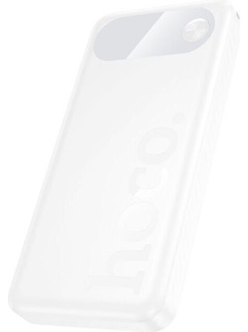 Hoco J154 Power Bank 10000mAh με 2 Θύρες USB-A και Θύρα USB-C Power Delivery Λευκό