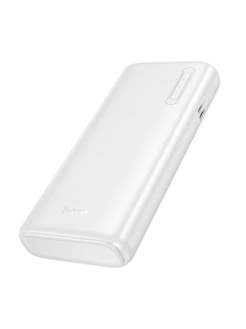 Hoco J158A Power Bank 10000mAh με 2 Θύρες USB-A Λευκό
