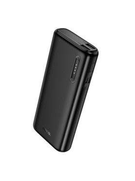 Hoco J158A Power Bank 10000mAh με 2 Θύρες USB-A Μαύρο