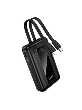 Hoco J162 Power Bank 10000mAh 20W με Θύρα USB-A και Θύρα USB-C Power Delivery / Quick Charge 3.0 Μαύρο