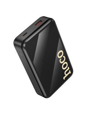 Hoco Q37A Graceful Power Bank 20000mAh 22.5W με Θύρα USB-A και Θύρα USB-C Μαύρο