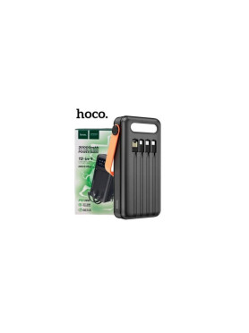 Hoco Ηλιακό Power Bank 30000mAh Μαύρο