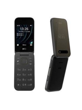 Nokia 2660 Flip Dual SIM Κινητό με Κουμπιά (Ελληνικό Μενού) Μαύρο