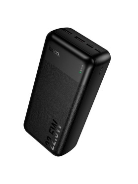 Hoco J159B Power Bank 30000mAh με 2 Θύρες USB-A και Θύρα USB-C Power Delivery Μαύρο