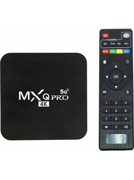 TV Box MXQ Pro 5G RK3228A 4K UHD με WiFi USB 2.0 8GB RAM και 128GB Αποθηκευτικό Χώρο με Λειτουργικό Android 11.1