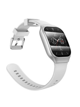 Hoco Y33 Smartwatch με Παλμογράφο (Ασημί)