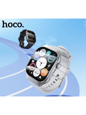 Hoco Y33 Smartwatch με Παλμογράφο (Ασημί)