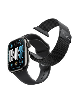 Hoco Y42 Smartwatch με Παλμογράφο (Μαύρο)