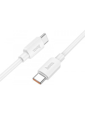Hoco X96 USB 2.0 Cable USB-C male - USB-C 100W PD Λευκό 1m HC-X96TTWH