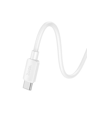 Hoco X96 USB 2.0 Cable USB-C male - USB-C 100W PD Λευκό 1m HC-X96TTWH
