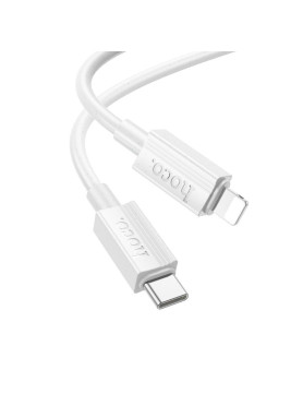 Hoco USB-C to Lightning Cable 27W Λευκό 1m (HC-X107TL-WH)