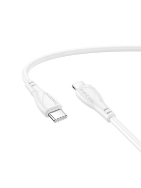 Borofone USB-C to Lightning Cable 27W Λευκό 1m
