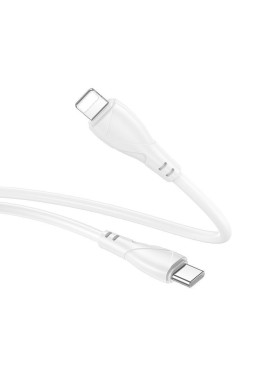 Borofone USB-C to Lightning Cable 27W Λευκό 1m