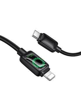 Hoco USB-C to Lightning Cable 30W Μαύρο 1.2m 311838