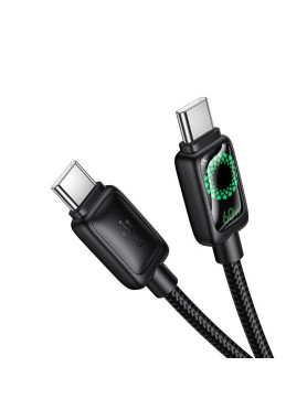 Hoco USB 2.0 Cable USB-C male - USB-C 60W Μαύρο 1.2m 311837
