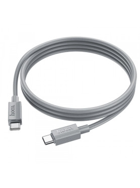 Hoco X107 USB 2.0 Cable USB-C male - USB-C 60W Γκρι 1m
