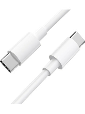Hoco X51 USB 2.0 Cable USB-C male - USB-C 100W PD Λευκό 2m HC-X51WH