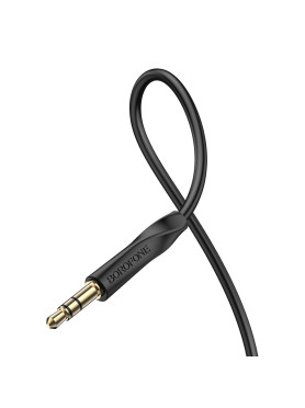Borofone Καλώδιο Ήχου 3.5mm male - 3.5mm male Μαύρο 1m Bl16