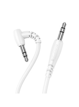 Borofone Καλώδιο Ήχου 3.5mm male - 3.5mm male Λευκό 2m BL10